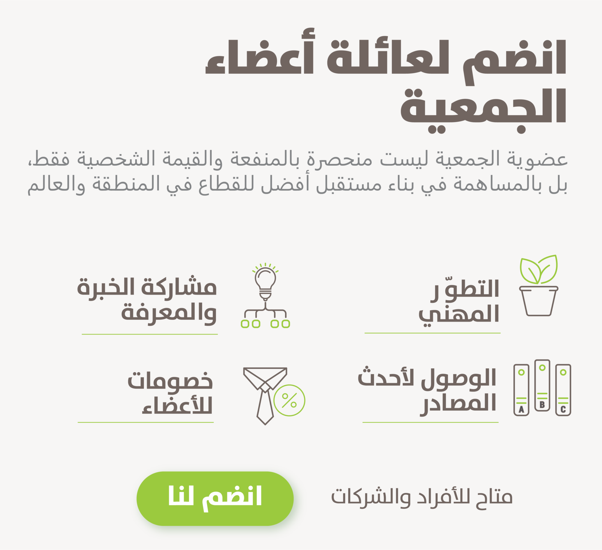 جمعية الشرق الأوسط لإدارة المرافق، العضوية