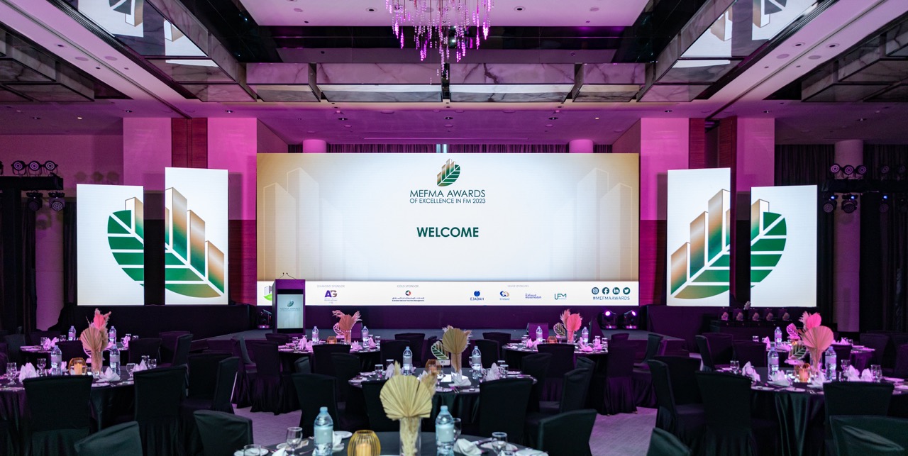 MEFMA awards of excellence in FM 2023. May 11th, 2023. Dubai
